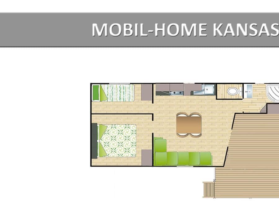 Mobilhome 3 personnes - DAKOTA ECO 10