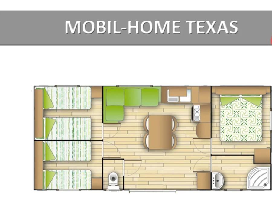 Mobilhome 8 personnes - TEXAS. ECO 9