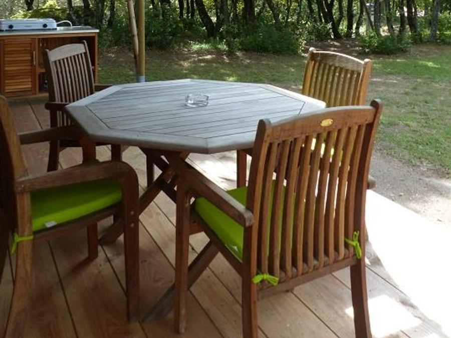 Bungalow toilé 5 personnes - Lodge Safari Standard 25m² 2 chambres - terrasse, en pleine nature (sans sanitaires) 2/5 pers 4