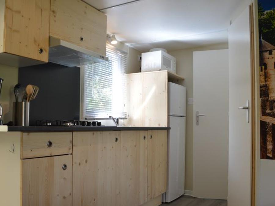 Mobilhome 4 personnes - Mobil-Home Confort -28m² -2 chambres - terrasse semi-couverte - TV - Clim 2/4 pers 7