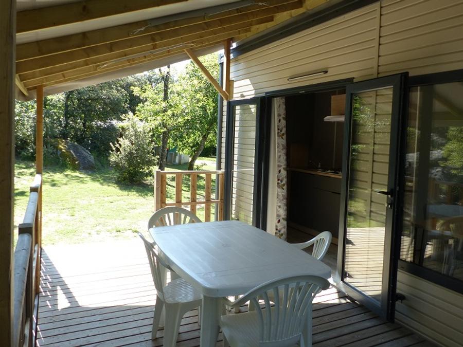Mobilhome 6 personnes - Mobil-Home Premium 32m² 3 chambres - terrasse semi-couverte - TV - Clim 2/6 pers 1