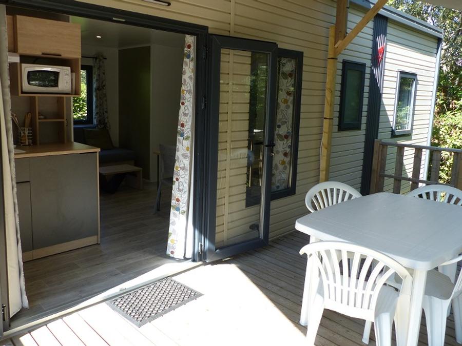 Mobilhome 6 personnes - Mobil-Home Premium 32m² 3 chambres - terrasse semi-couverte - TV - Clim 2/6 pers 10