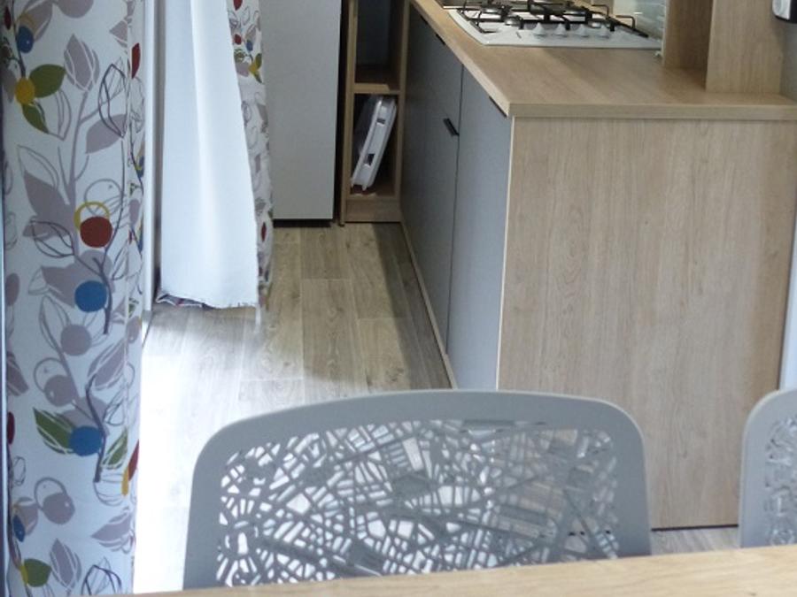Mobilhome 6 personnes - Mobil-Home Premium 32m² 3 chambres - terrasse semi-couverte - TV - Clim 2/6 pers 4