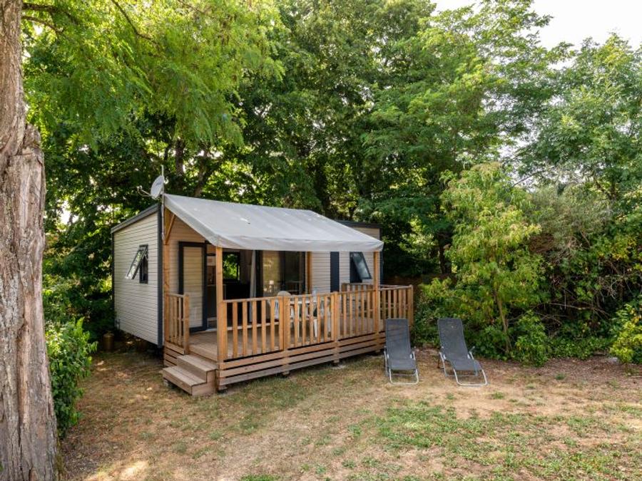 Mobilhome 5 personnes - Mobil-Home Premium -30m² -2 chambres - terrasse couverte - TV - Clim 2/5 pers 10