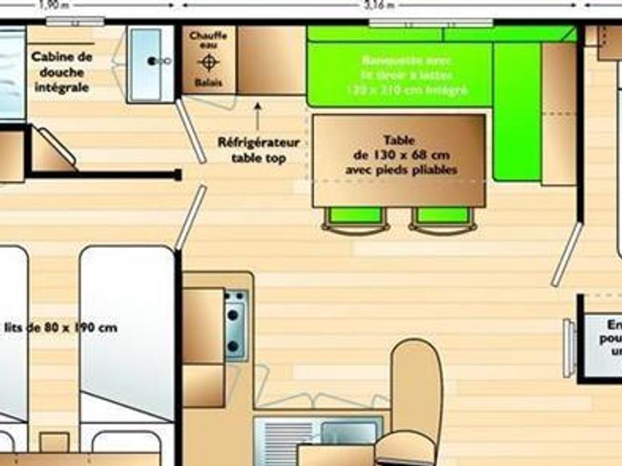 Mobilhome 4 personnes - SUPER MERCURE 5