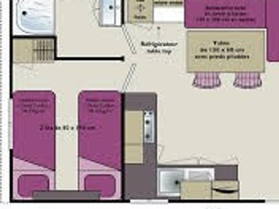 Mobilhome 4 personnes - IRM SUPER MERCURE 2 1