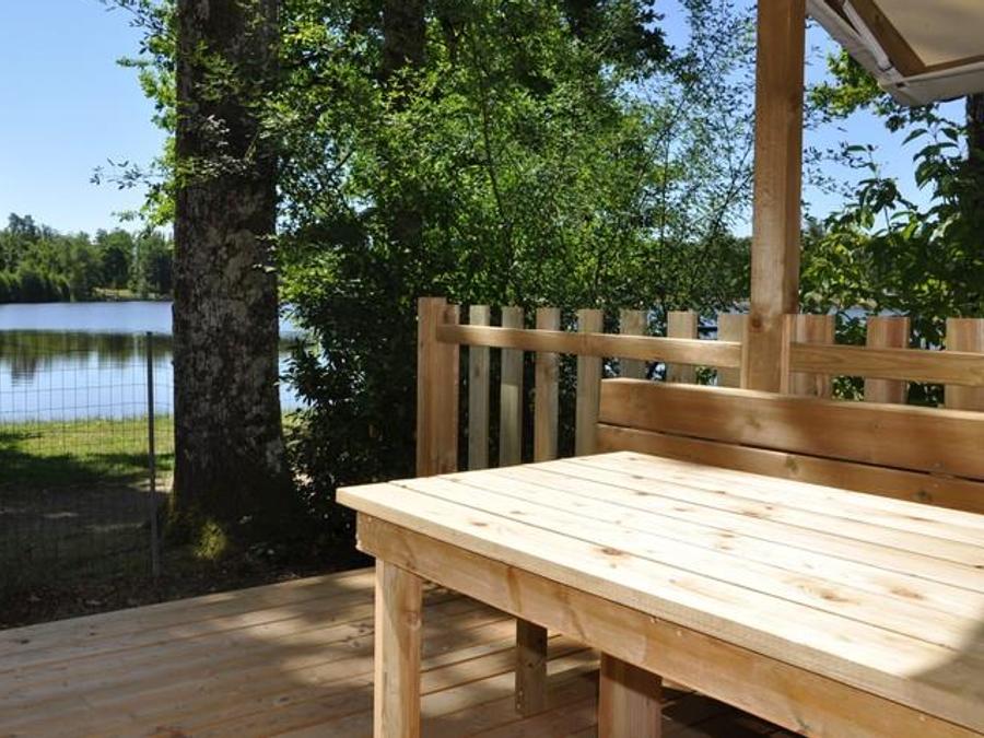 Tente en toile et en bois 5 personnes - LODGE, sans sanitaire 7
