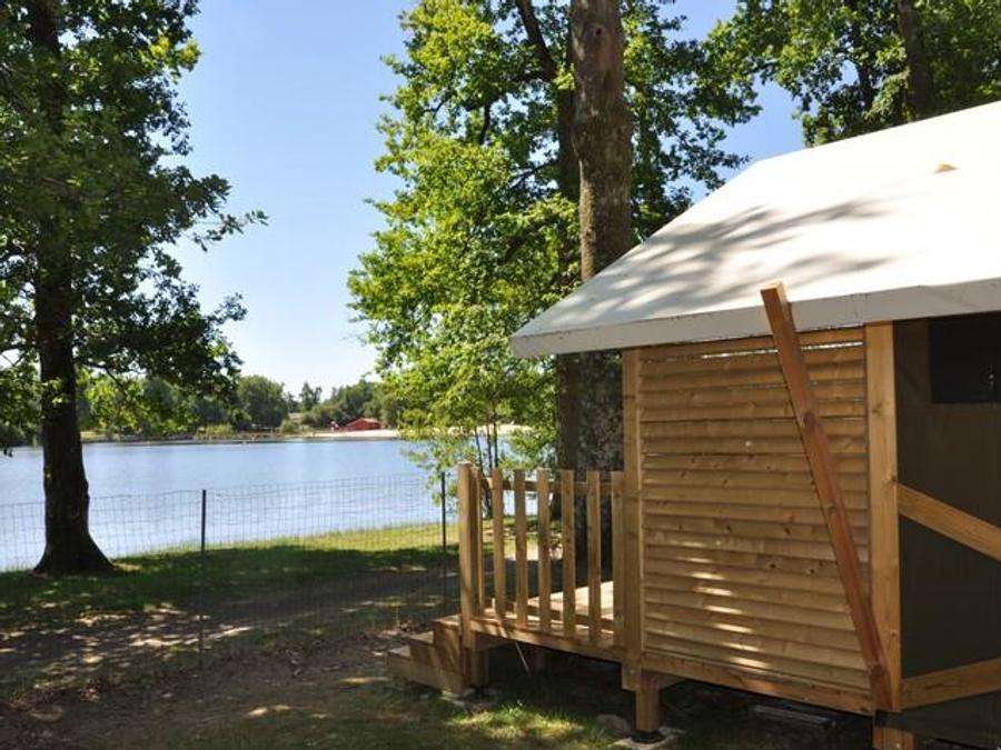 Tente en toile et en bois 5 personnes - LODGE, sans sanitaire 8