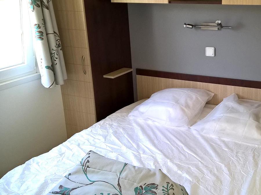 Mobilhome 6 personnes - Grand confort 3Ch 40m2 avec terrasse couverte et semi fermée 6