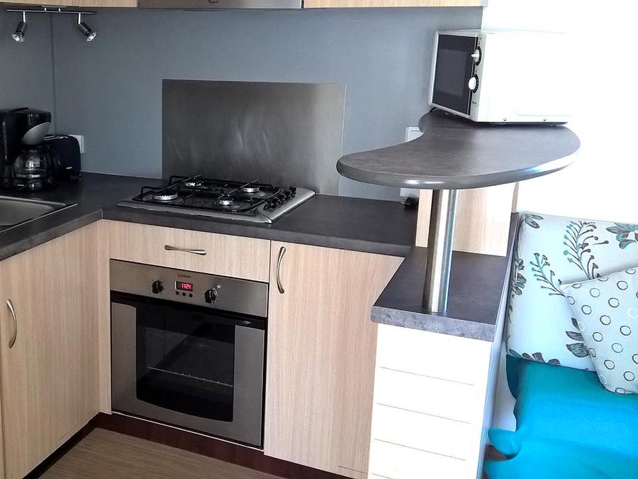 Mobilhome 6 personnes - Grand confort 3Ch 40m2 avec terrasse couverte et semi fermée 4
