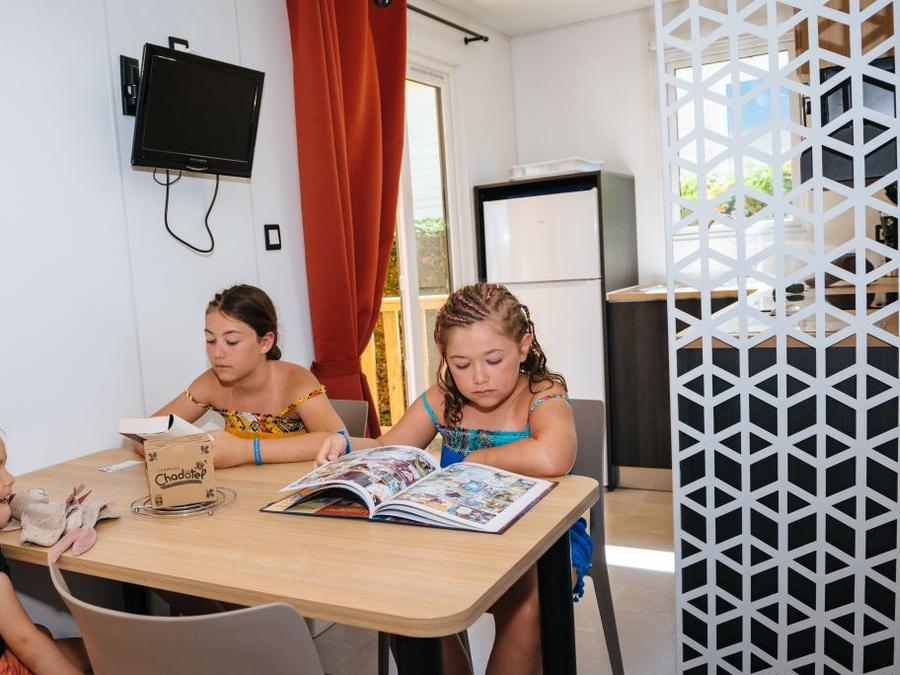 Mobilhome 6 personnes - C- Mobil-home Caraïbes - 2 chambres 1
