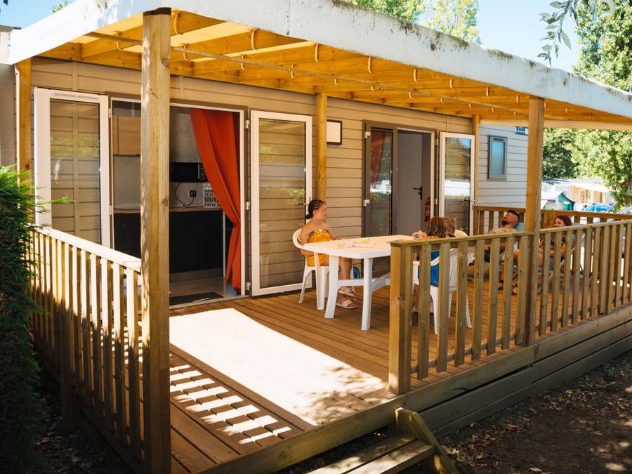 Mobilhome 6 personnes - C- Mobil-home Caraïbes climatisé 2 chambres 3