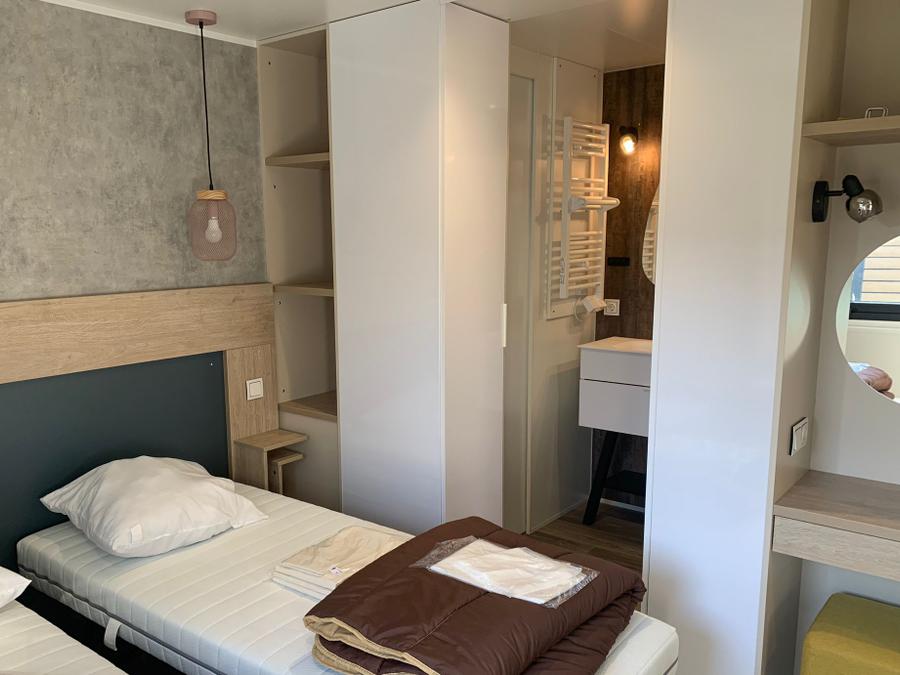 Mobilhome 4 personnes - C- Mobil-home Méditerranée CONFORT Climatisé 2 chambres 1/4 pers. 3