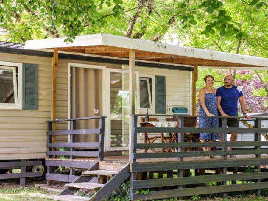 Mobilhome 6 personnes - Mobil home 27m² + terrasse (4 adultes max + 2 pers. - 18 ans) 4/6 pers 5