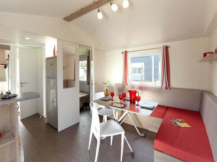 Mobilhome 6 personnes - Mobil home 27m² + terrasse (4 adultes max + 2 pers. - 18 ans) 4/6 pers 3