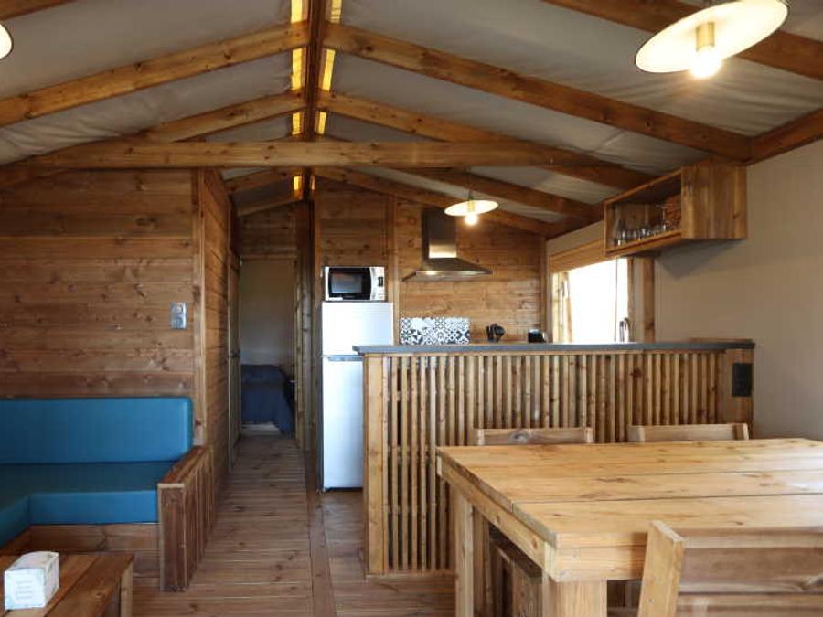 Hébergement 4 personnes - Ecolodge Premium tout confort 4 pers 4