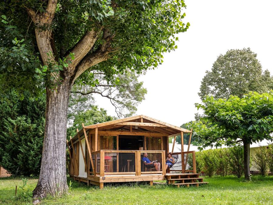 Hébergement 4 personnes - Ecolodge Premium tout confort 4 pers 5