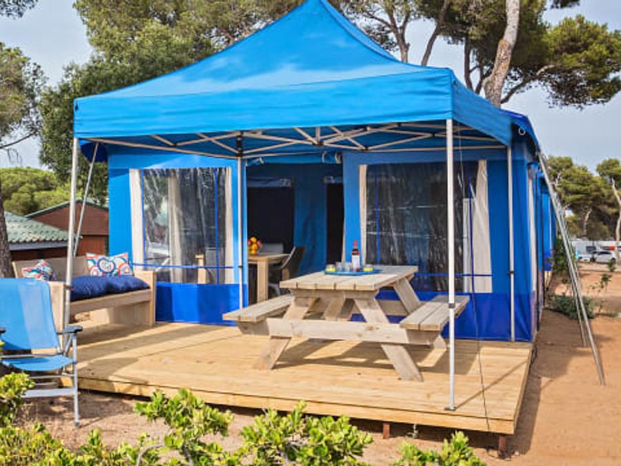 Tente en toile et en bois 5 personnes - Super Lodge Tent Cala Gogo (sans sanitaires) Par Lietsyle Holidays 5