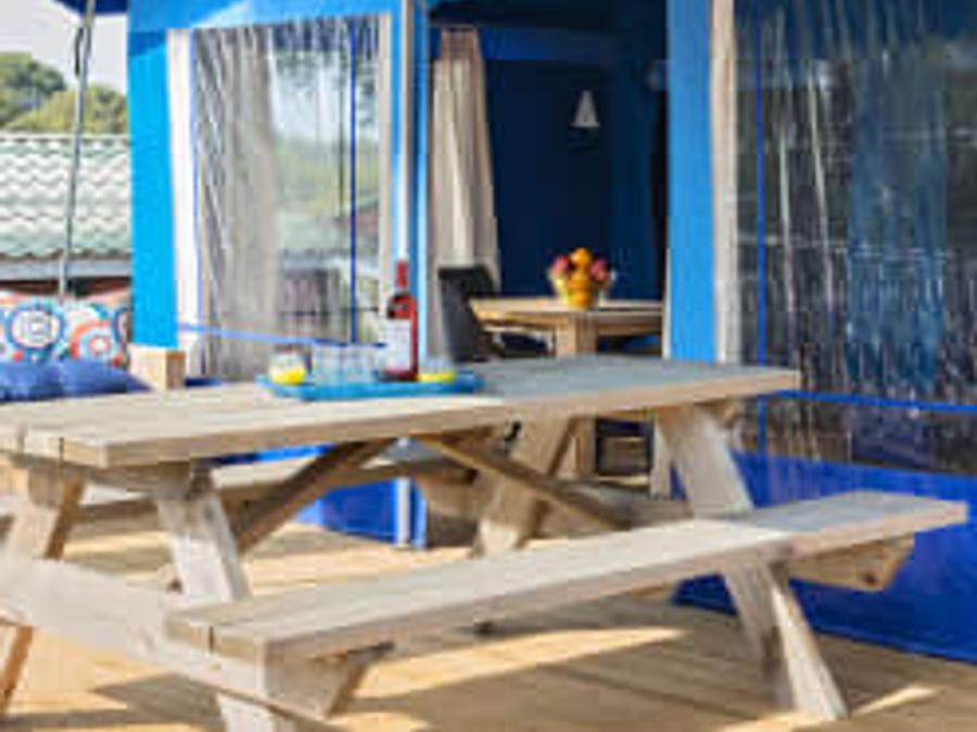 Tente en toile et en bois 5 personnes - Super Lodge Tent Cala Gogo (sans sanitaires) Par Lietsyle Holidays 12