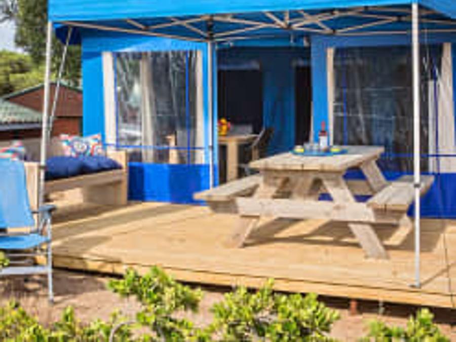 Tente en toile et en bois 5 personnes - Super Lodge Tent Cala Gogo (sans sanitaires) Par Lietsyle Holidays 15