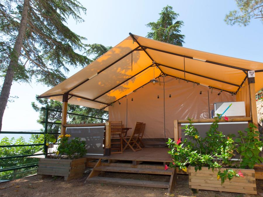 Tente en toile et en bois 5 personnes - VICTORIA 0
