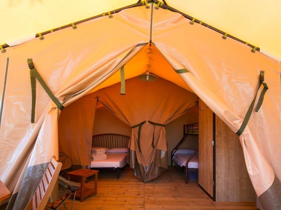 Tente en toile et en bois 5 personnes - VICTORIA 4