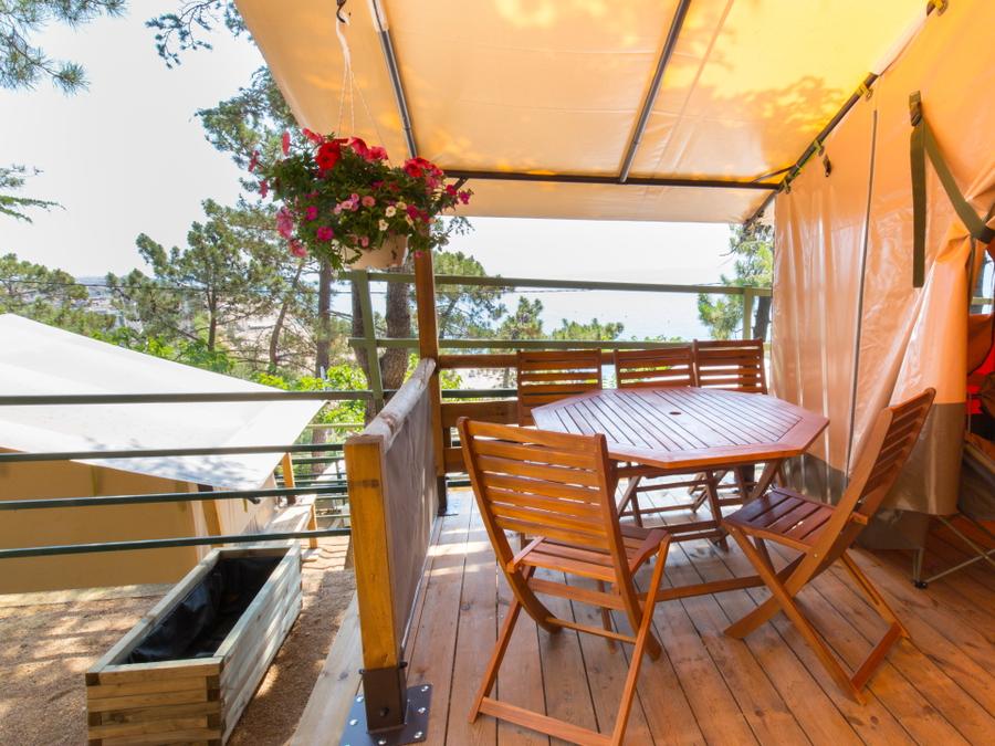 Tente en toile et en bois 5 personnes - VICTORIA 2