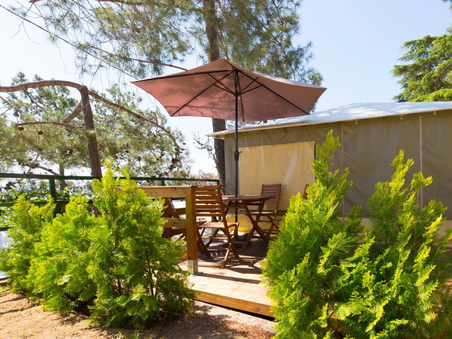 Bungalow toilé 5 personnes - CARAIBES 1
