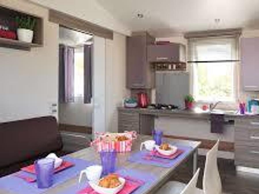Mobilhome 4 personnes - Mobilhome CHAUMIERE - PMR 2 chambres Climatisées 4 pers 4