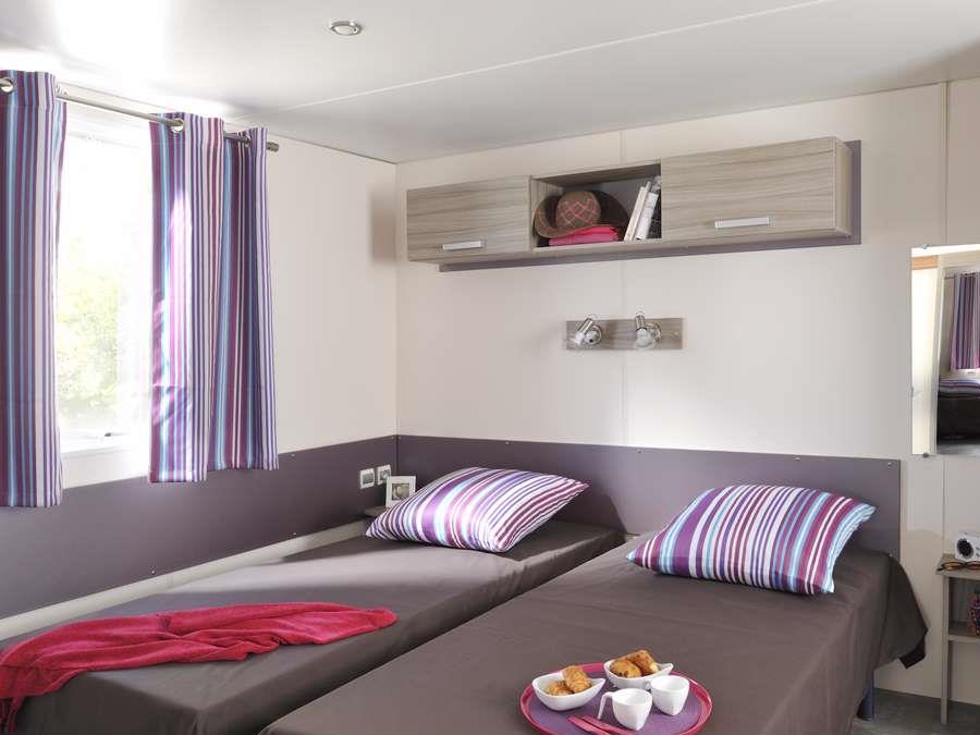 Mobilhome 4 personnes - Mobilhome CHAUMIERE - PMR 2 chambres Climatisées 4 pers 2