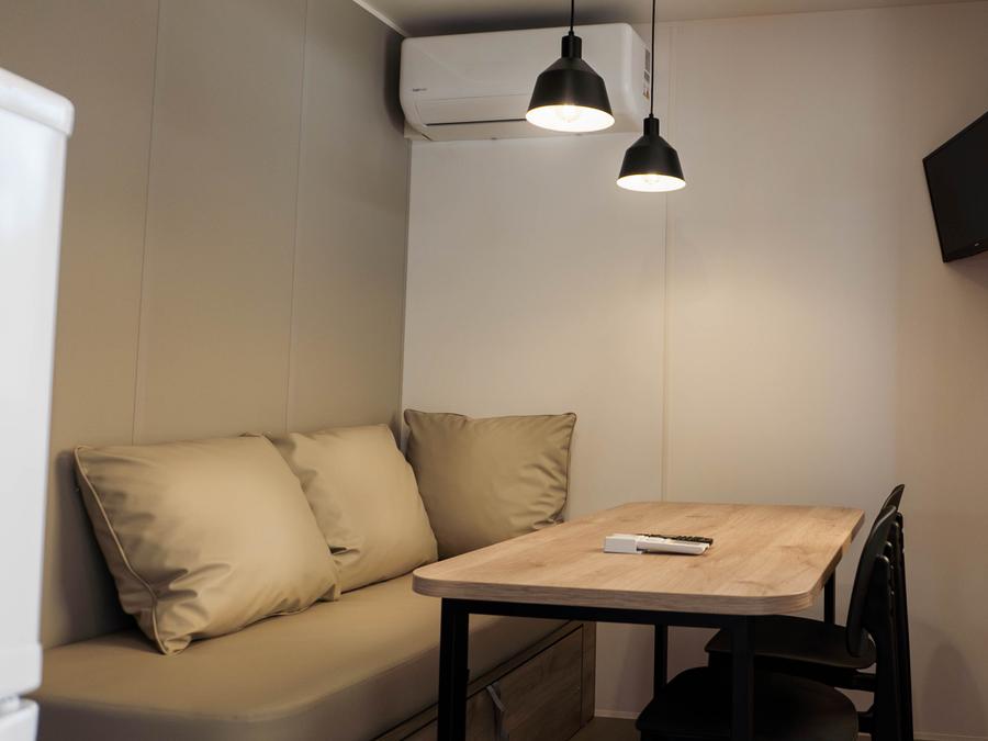 Mobilhome 2 personnes - Mobilhome CAHUTE - 1 chambre télévision climatisé - Modèle 2024 1/3 pers 3