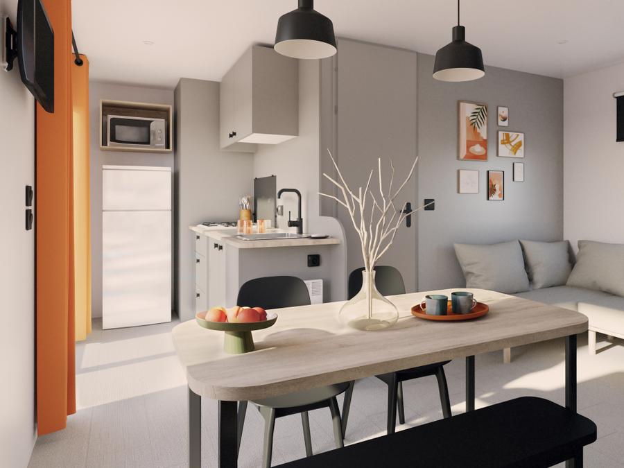Mobilhome 6 personnes - Mobilhome Premium Prestige 2026 - 3 chambres + Clim + Lave-vaisselle + TV 6 pers 1