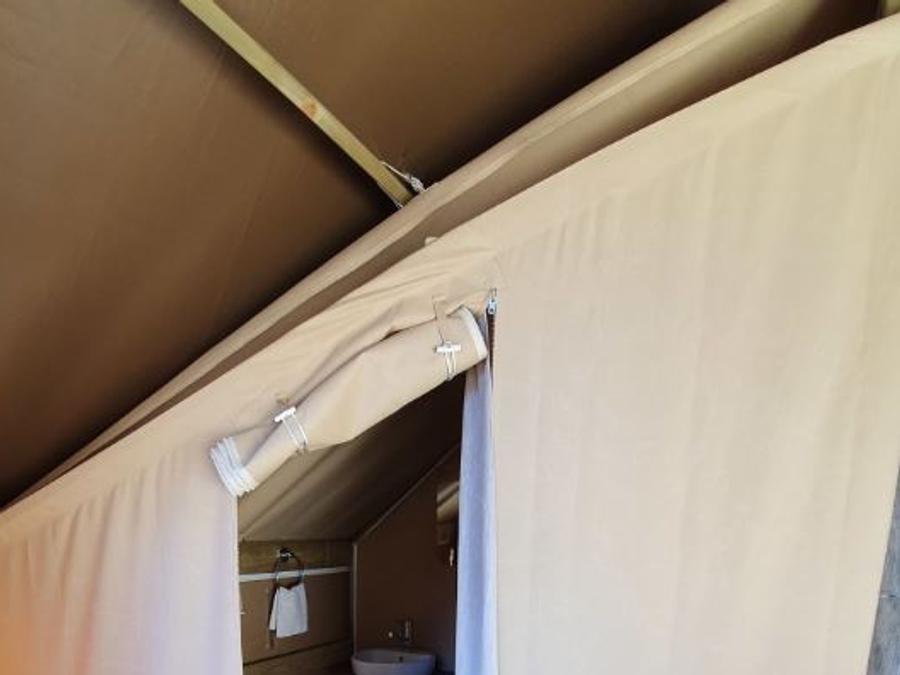Tente en toile et en bois 4 personnes - SALECCIA 1