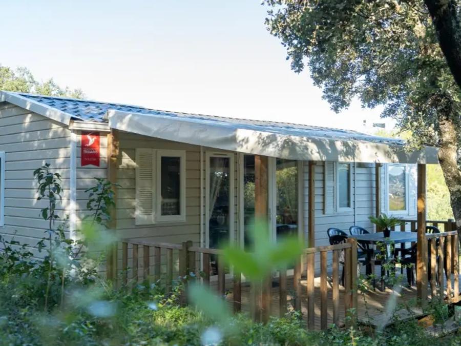 Mobilhome 5 personnes - Mobil Home Aqua 2ch 5pers Terrasse Semi-Couverte Clim 0