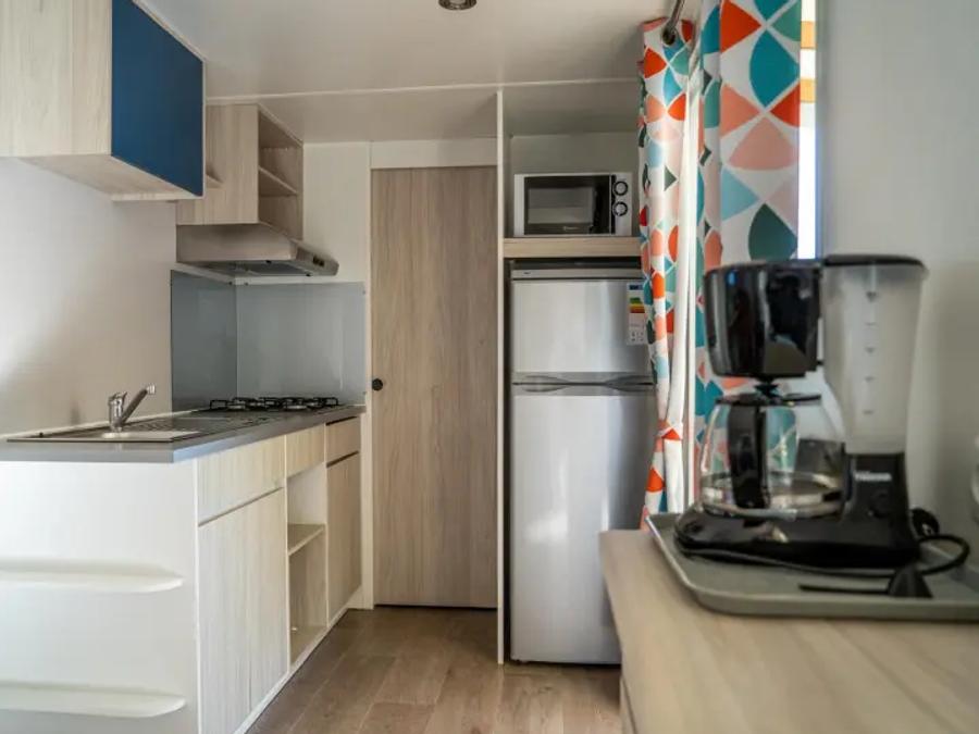 Mobilhome 6 personnes - Mobil Home Aqua 3ch 6pers Terrasse Semi-Couverte Clim 3