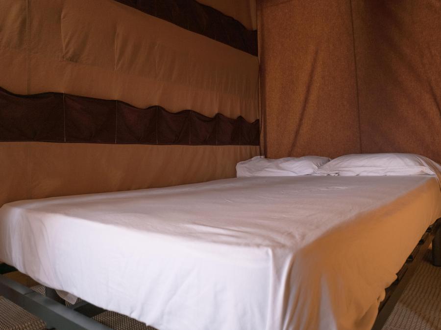 Tente en toile et en bois 4 personnes - Glamping Lodge 1/4 pers 5
