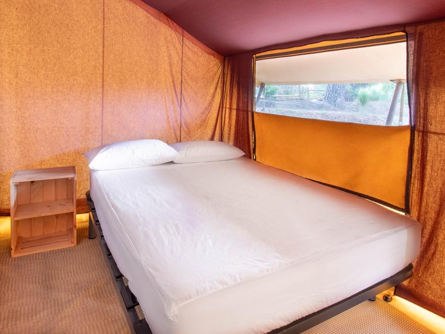 Tente en toile et en bois 4 personnes - Glamping Lodge 1/4 pers 12