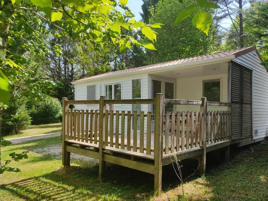 Mobilhome 6 personnes - Confort Noyers avec terrasse semi-couverte + climatisation 1