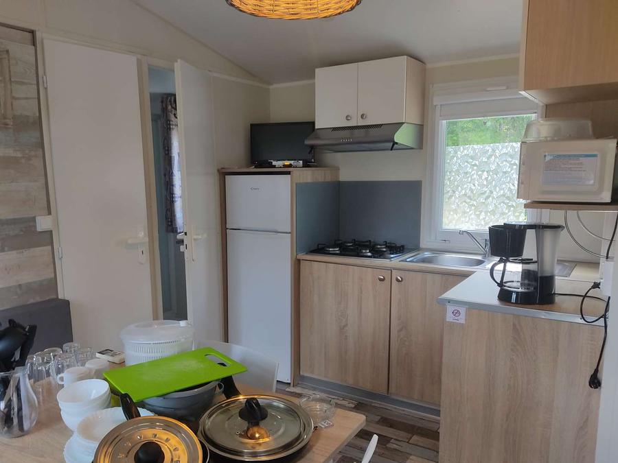 Mobilhome 6 personnes - Confort Noyers avec terrasse semi-couverte + climatisation 2
