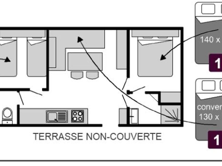 Mobilhome 6 personnes - 6 personnes 1