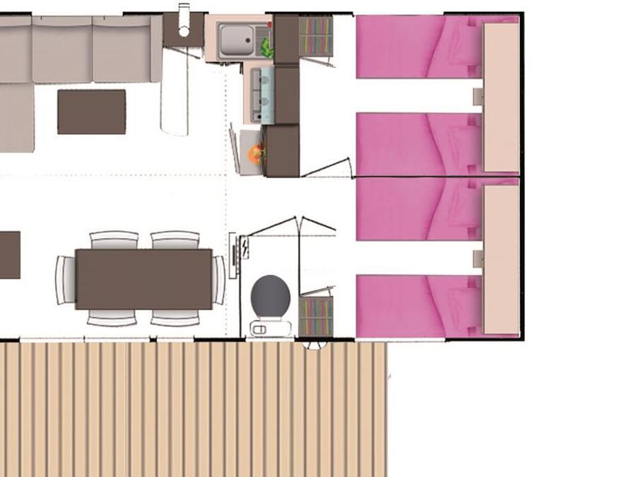 Mobilhome 6 personnes - MH3 UNIVERS 34 m² 7
