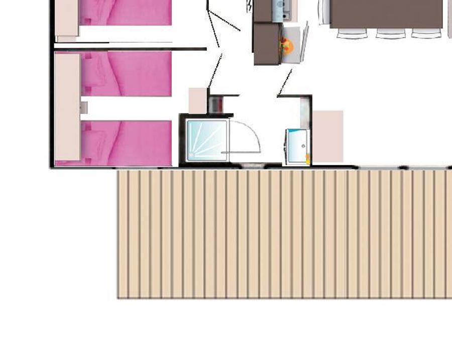 Mobilhome 8 personnes - MH4 UNIVERS FAMILY 36 m² 6