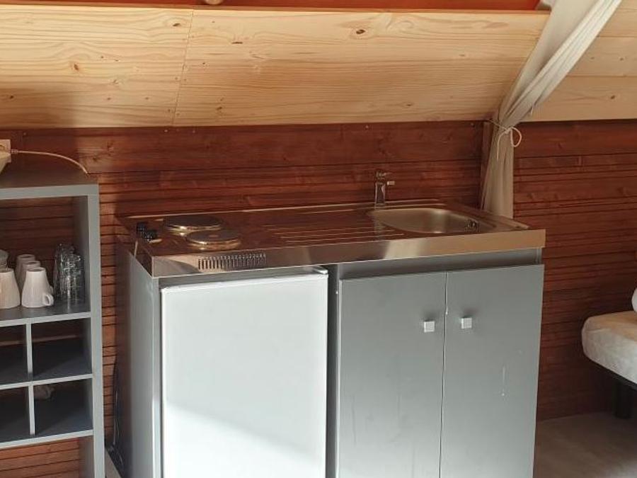 Tente en toile et en bois 4 personnes - Lodge Amazone (sans sanitaire) 2