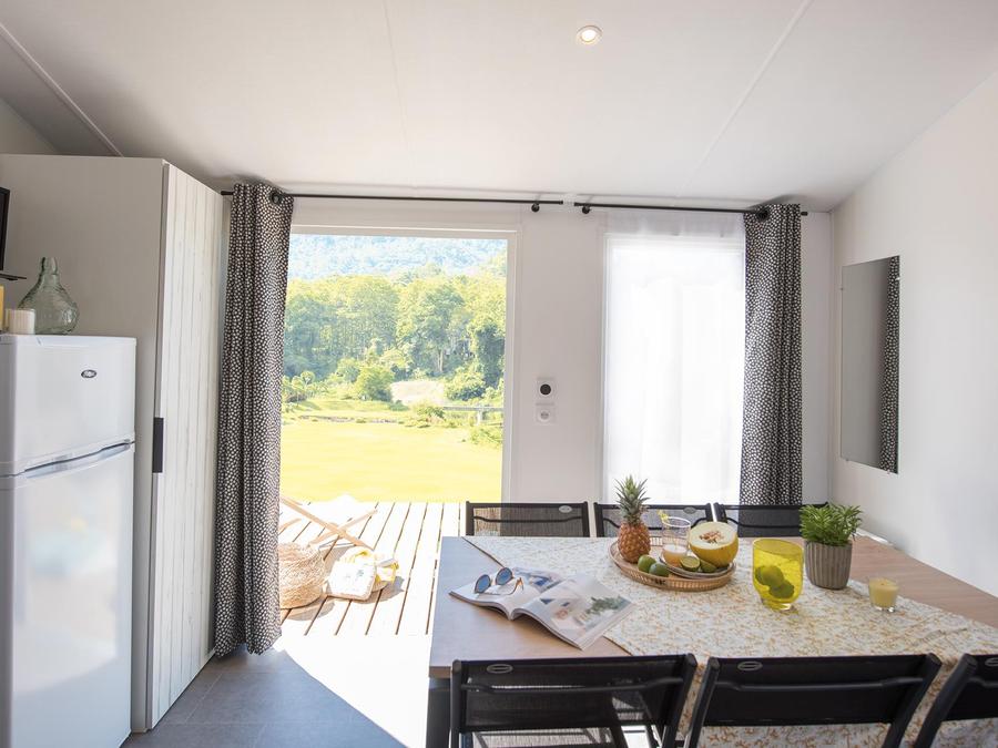 Mobilhome 8 personnes - Univers Family Plus 40 m² + 4 chambres + terrasse couverte 18 m² 2