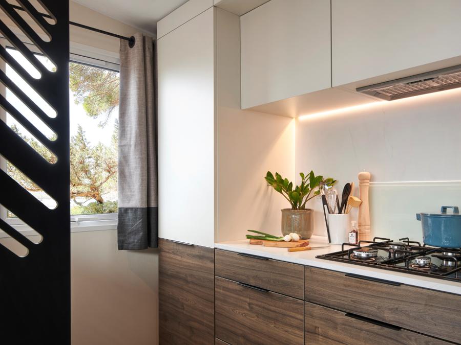 Mobilhome 2 personnes - Ciel Prestige 21m² + terrasse semi-couverte 13.5m² 2