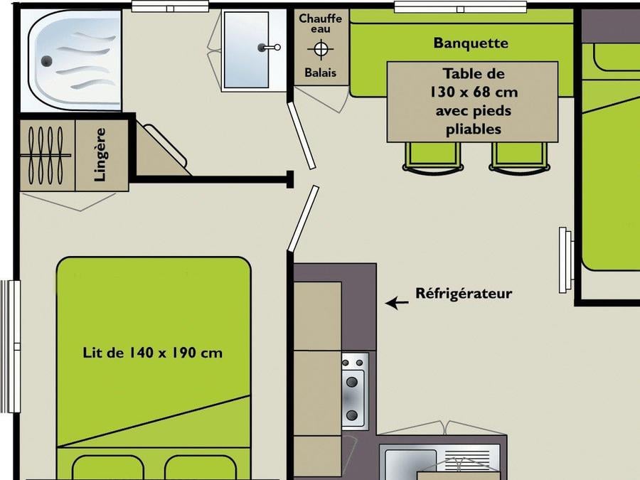 Mobilhome 4 personnes - C-Adriatique 2 chambres 9