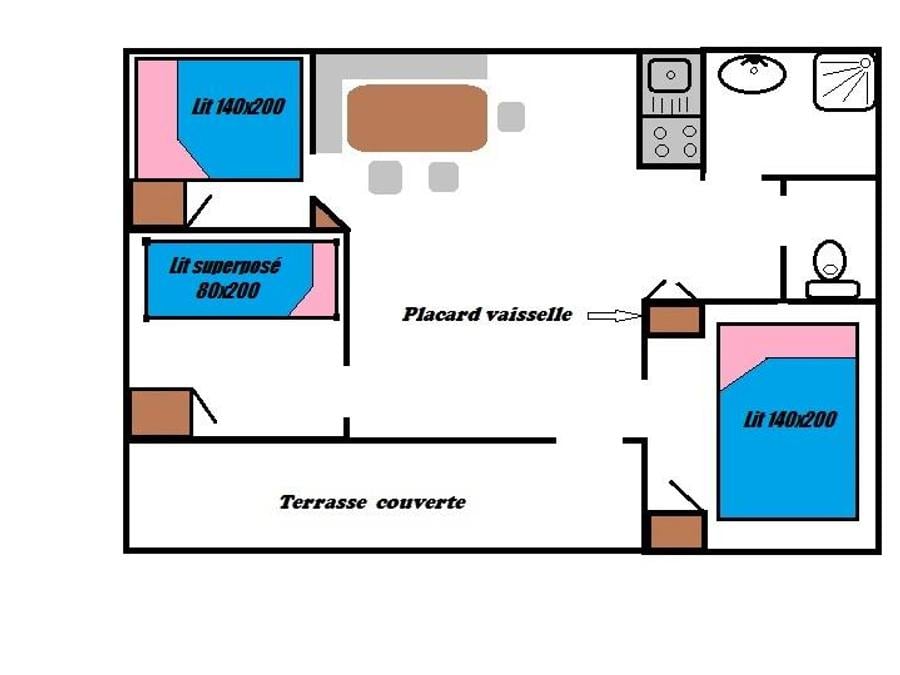 Chalet 6 personnes - PIN 11