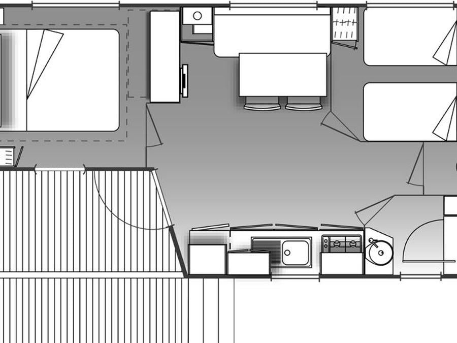 Mobilhome 4 personnes - CAP LARDIER 5