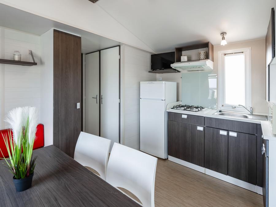 Mobilhome 4 personnes - Mobile-home Mouette (2 chambres) - terrasse intégrée 4 pers 5