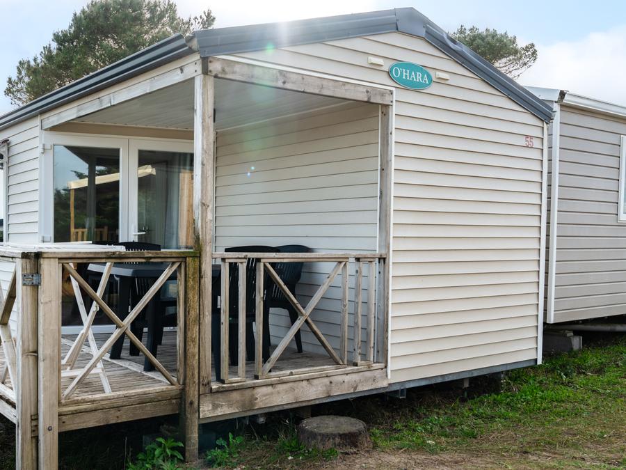Mobilhome 4 personnes - Mobile-home Mouette (2 chambres) - terrasse intégrée 4 pers 0